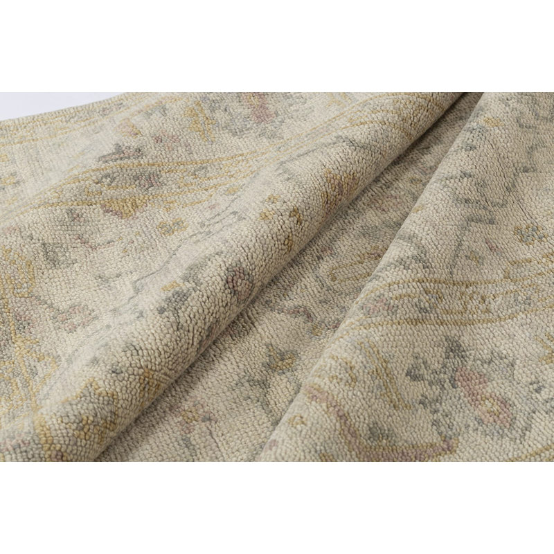 Rock My Classics Wool Oriental Area Rug in Beige, Rectangle 3' x 5'