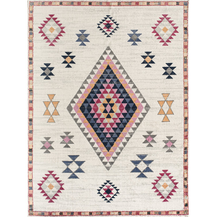 Bodrum Tribal Sahara Ivory Area Rug