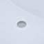 Plateau de meuble-lavabo double 60 po en pierre de quartz avec lavabo