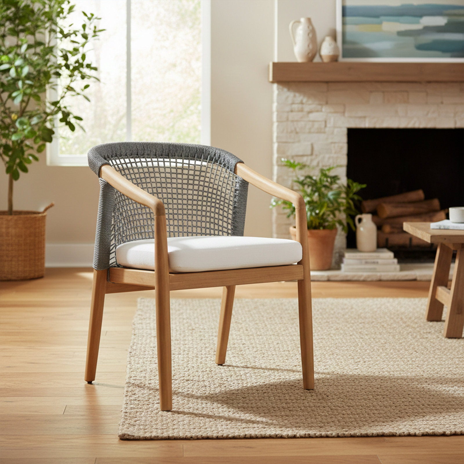 Teak Patio Armchair