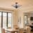 5-head Flower-shaped Crystal Ceiling Lamp