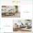 Coffee Tables | Mesa de café, Modern 2-Piece Set, Faux Marble Steel, Off-White, Storage, For Living Room | Rectangle