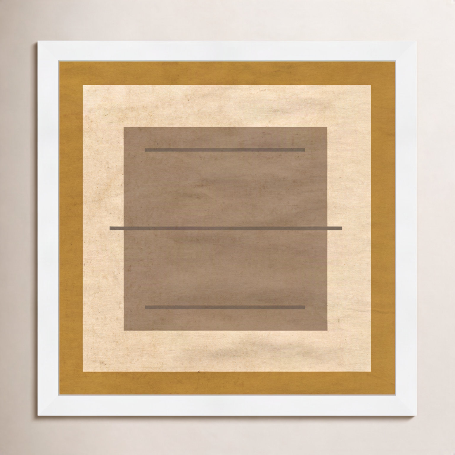 Amarillo Alberto Print by Oliver Gal, White, 22" H x 22" W x 0.5" D