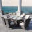 Algird 6 - Person Wicker Patio Dining Set with Rectangular Table , Cushions Included