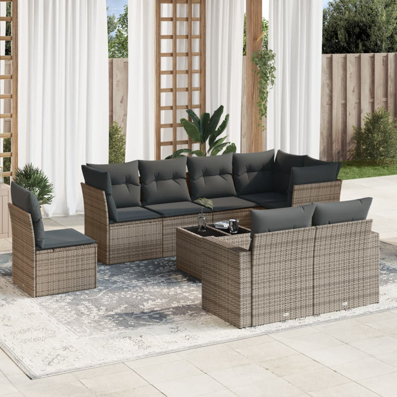 Ensemble de canapé de jardin Vidaxl