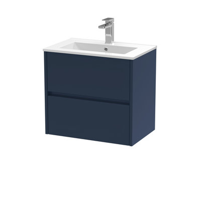 Havana 600mm Single Bathroom Vanity with Drop In Vitreous China Basin