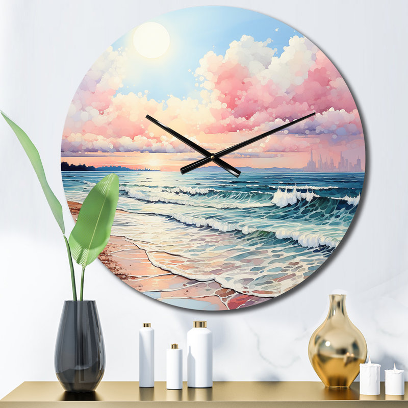 Horloge murale en métal, Petit
