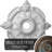 Endurathane Benson Classic Ceiling Medallion, 28 3/8"OD x 3 3/4"ID x 1 5/8"P (Fits Canopies up to 6 1/2"), Hand-Painted Bronze Blue Patina Finish-28581794
