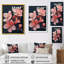 Rose et noir vibrant Bouquet de fleurs de pommier I-918898876-918898823