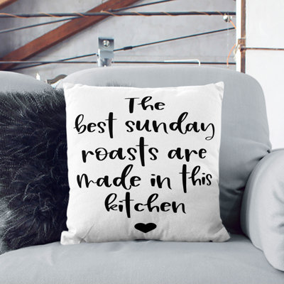 Sunday Roasts Square Throw Cushion