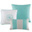 Édredon en coton pour très grand lit, imprimé floral, literie très grand lit, édredon l 104 po x L 92 po, 3 coussins décoratifs