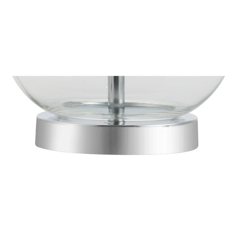 Lynelle Glass Table Lamp, Clear