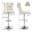 Tabouret de comptoir pivotant à hauteur réglable avec structure en métal-977339998-977340000