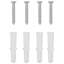 Hubbert 50cm W x 80cm L Glass Peel and Stick Field Tile-1493727036