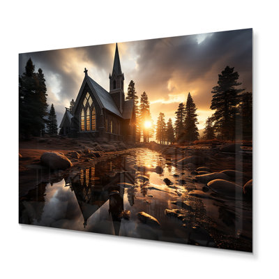 " Landscape Church Heavens Embrace "