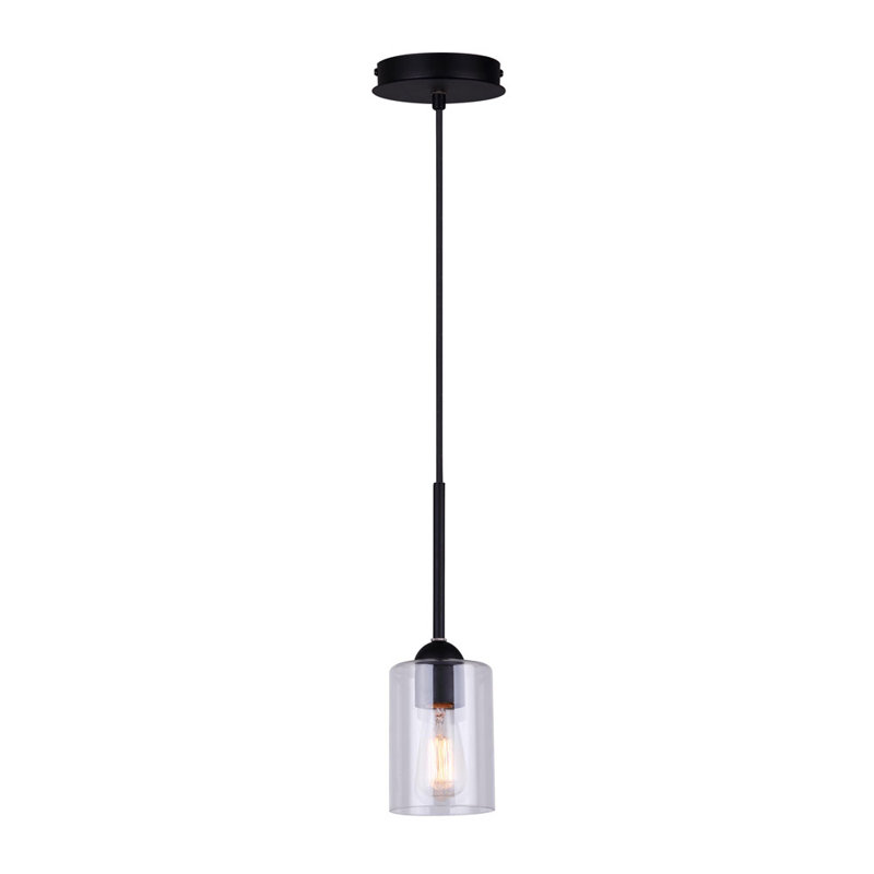 Luminaire suspendu cylindrique à 1 lumière Spindler