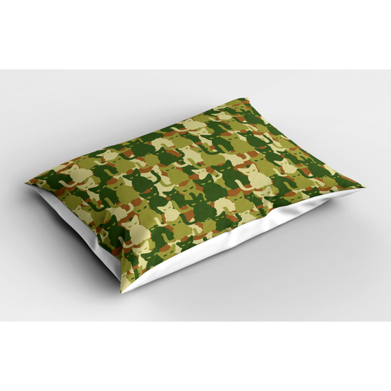 Camo Polyester Sham, Twin
