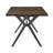 Bradfield 70" Iron Gray Metal Base Dining Table And High Back Windsor Chairs Set - Table And 4 Chairs-669776113-669776123