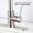 Stainless Steel Pull Down Kitchen Faucet With Soap Dispenser-116628726