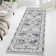 Oriental Machine Washable Area Rug with Rubber Backing for Living Room Non-Slip Indoor Carpet Low-Pile Rug for Bedroom Dining Room Hallway Kitchen Office Playroom Nursery