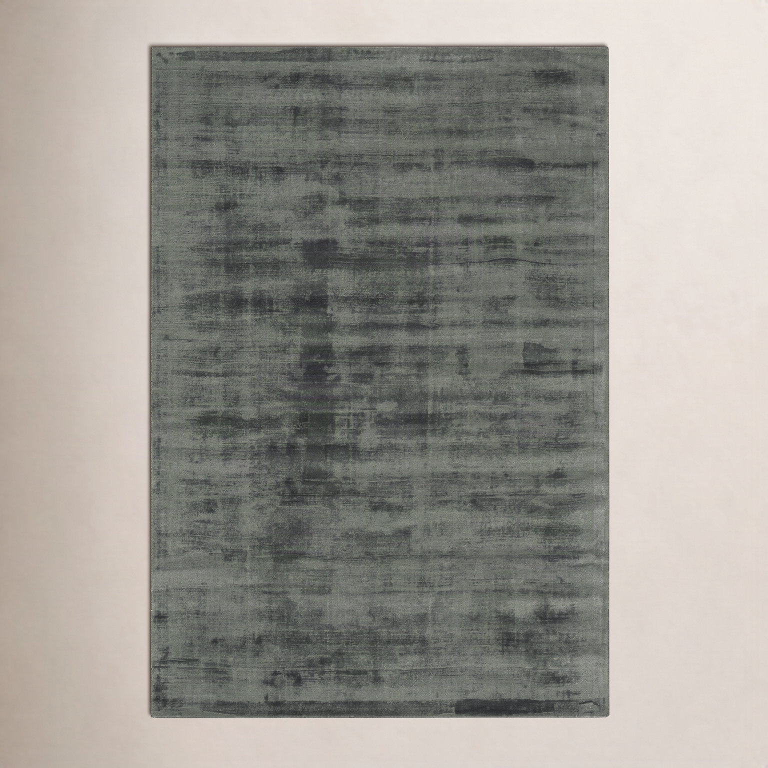 Fennel Hand-Loomed Viscose Rug, Rectangle 2' x 3'