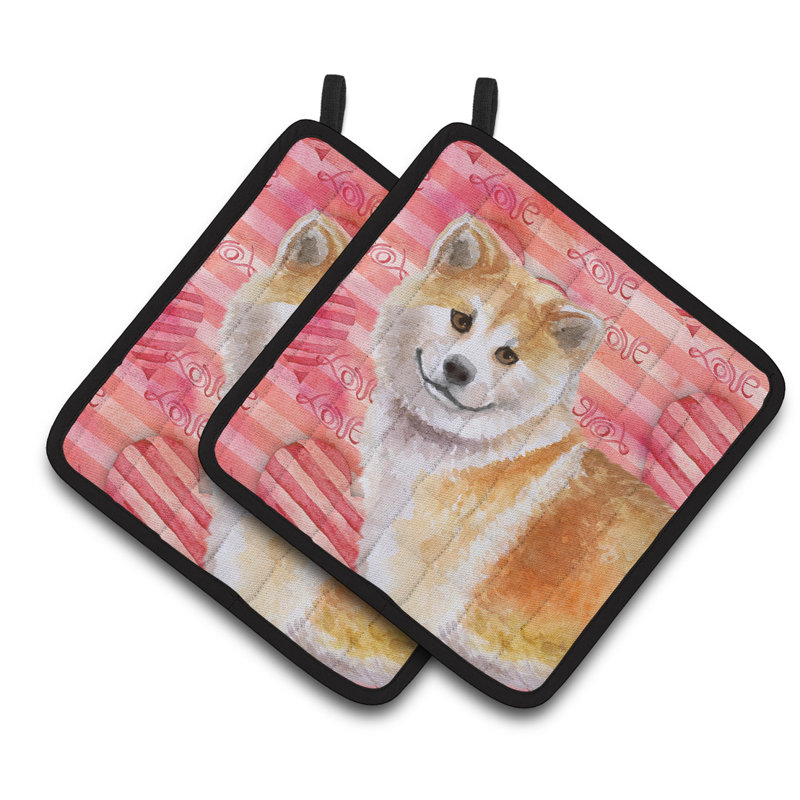 Cuisinier poignée shiba love shiba caroline