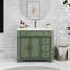 Meuble-lavabo Mid-Century avec base de colonne romaine et rangement-26597629