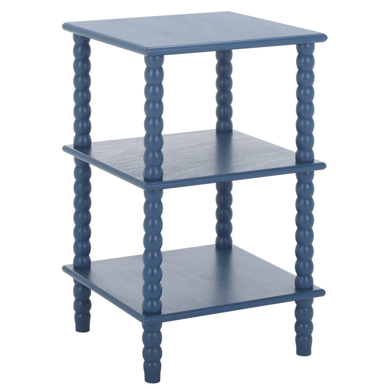 Netta 3 Shelf Accent Table, Blue
