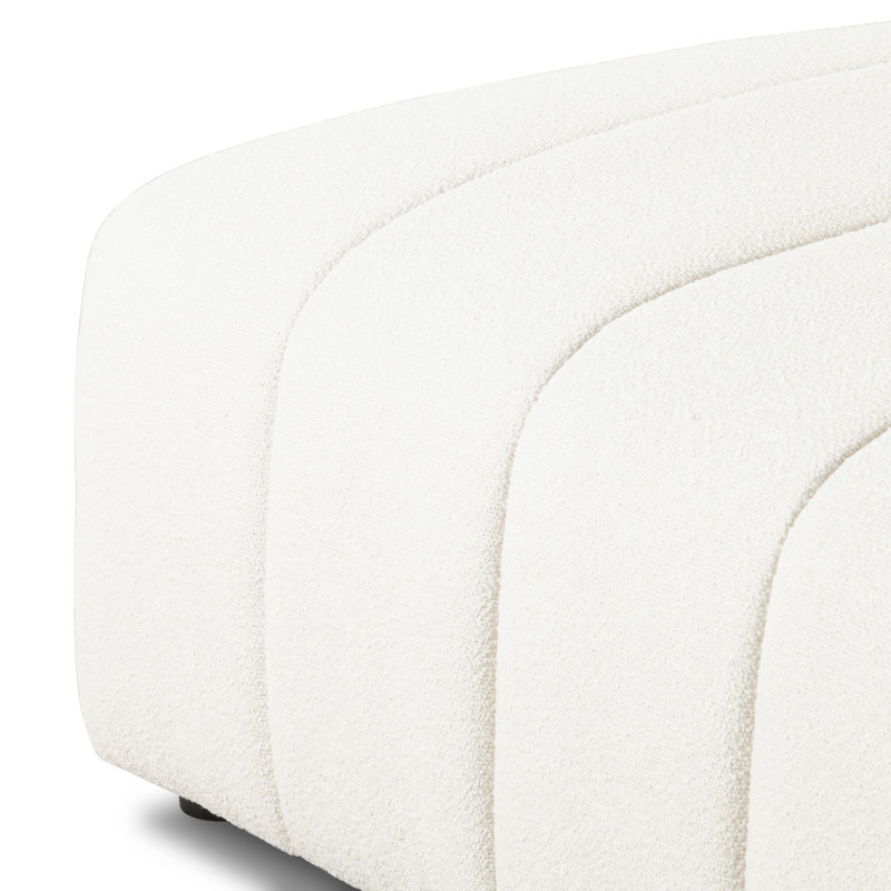Channeled Laf Chaise Piece, Right Hand Facing, Fayette Cloud
