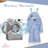 Plush Baby Ankle Bathrobe with Hood-86047744-86477751