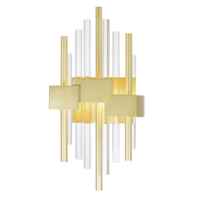 7 in LED Satin Gold Wall Sconce