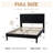 Candler Velvet Upholstered Platform Bed with Wingback Headboard and Wooden Slats-2103532801-2103532815