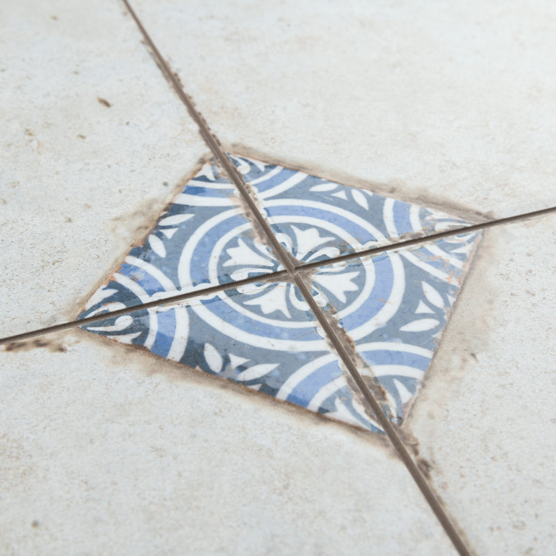 Kings Field 17-3/4 In. X 17-3/4 In. Porcelain Floor And Wall Tile