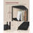 5-Tier Corner Bookcase with LED Lights-1296268513