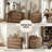 Burkhart Traditional 47.2" 6 Drawer Dresser With Sculted Base-1315391821