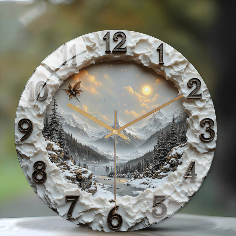 Horloge murale 12 po