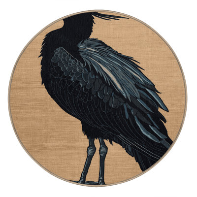 Washable Magnificent Frigatebird Birds Area Rug