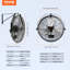 Ventilateur mural Stellweilan Tessberg 21,7