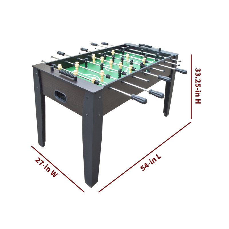 Soccer sur table de 54 po Hurricane, Noyer foncé