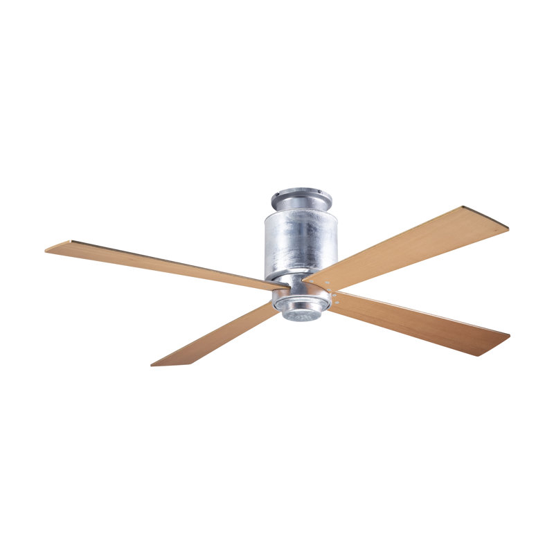 Lapa 50'' Ceiling Fan, Galvanized, Maple, Handheld Remote Control (2-wire)