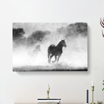 Horses - Wrapped Canvas