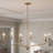 6 - Light Steel Dimmable Chandelier-225443032