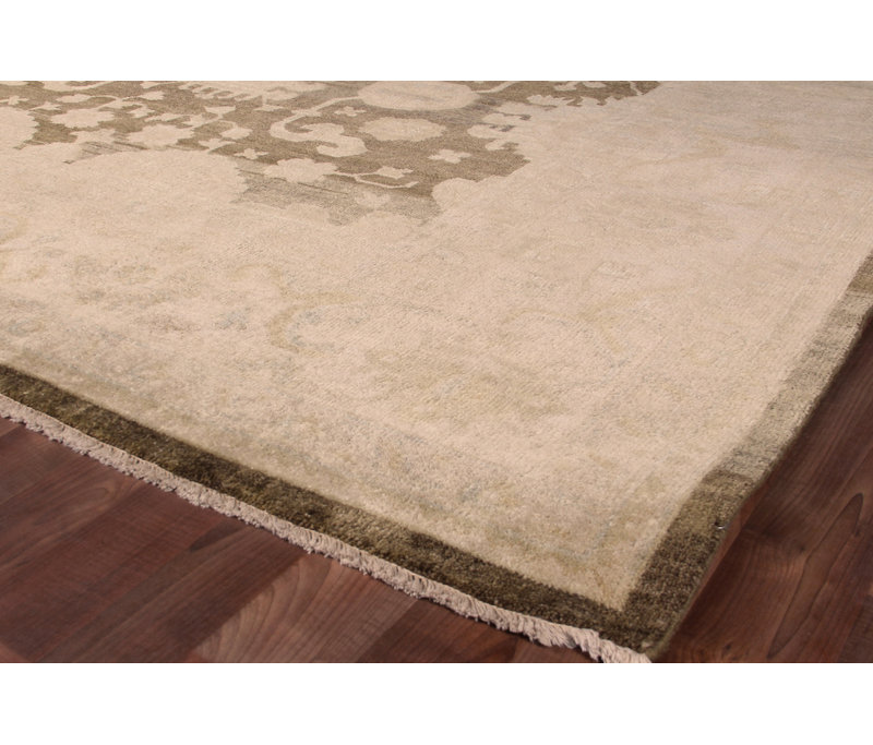 Antique Weave Oushak Wool Oriental Area Rug, Rectangle 6' x 9'