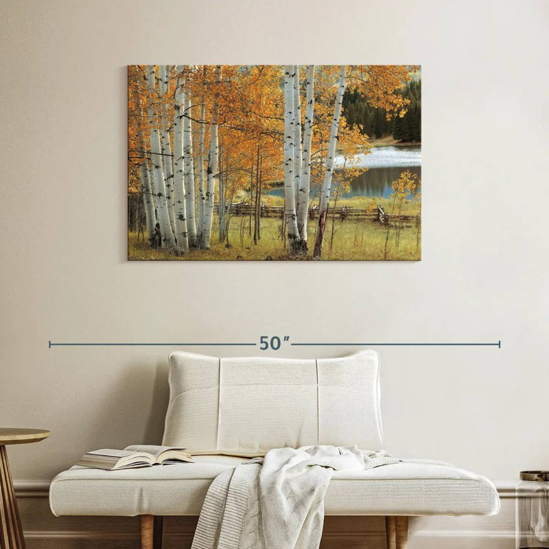 Birch Beauty, 26" H x 39" W