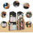 Wrap Organizer Holder Double-Sided Hanging,Black