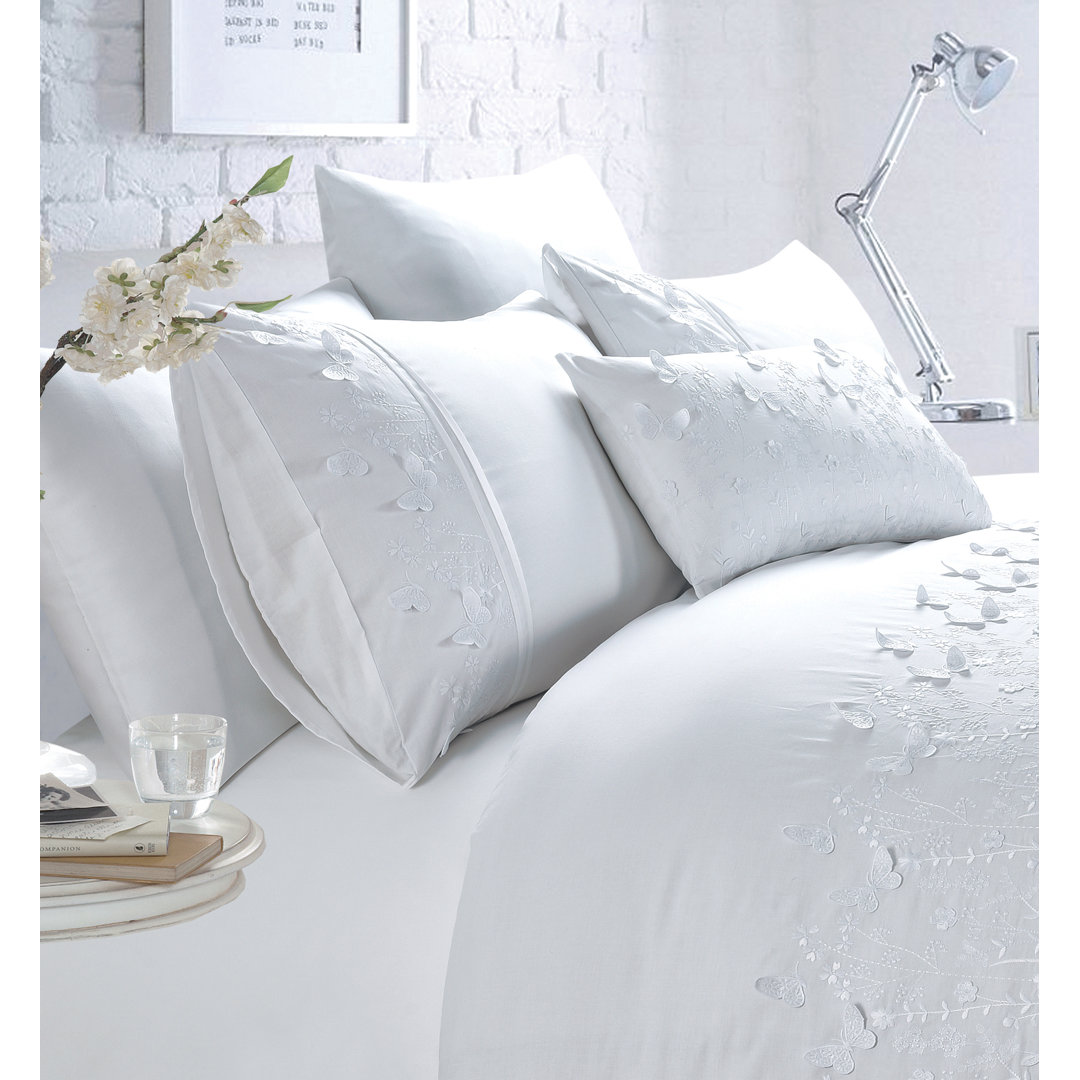 Butters Cotton Blend Duvet Cover with Pillowcases Included