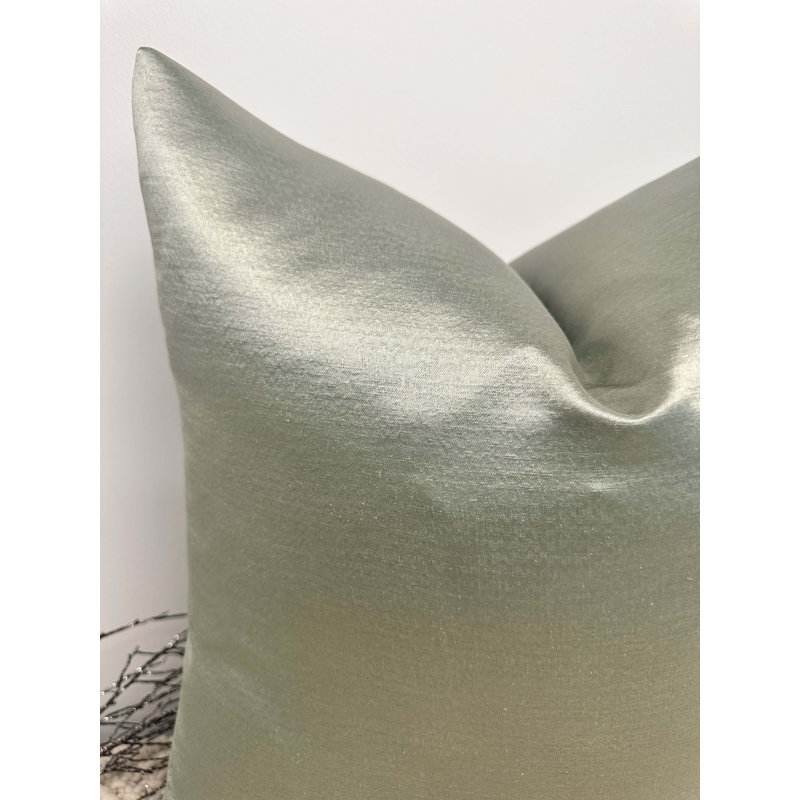Abstract Square Cushion Cover, Green 