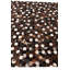 Tapis brun chocolat Jed