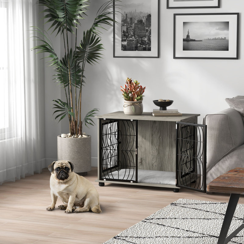 Furniture Style Crate with 1 Door, 63" H x 56" W x 80" D