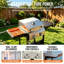 Barbecue au propane avec couvercle, roues et tables d'appoint pliables-133023608